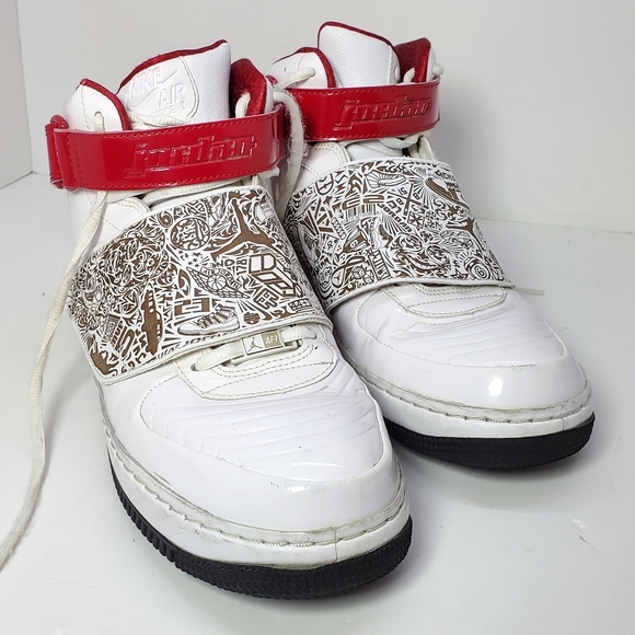 Air Jordan Fusion 20 'White Varsity Red' Air Force - Picture 2 of 13